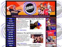 Tablet Screenshot of kidsdance.com